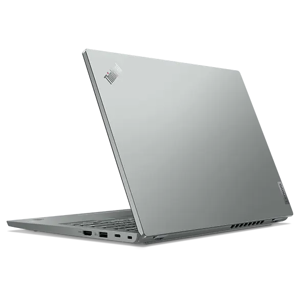 ThinkPad L13 Gen 3 laptop rear view, facing left