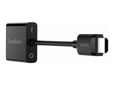 

Belkin HDMI to VGA + 3.5mm Audio Adapter, M/F, 1080p - video converter - black