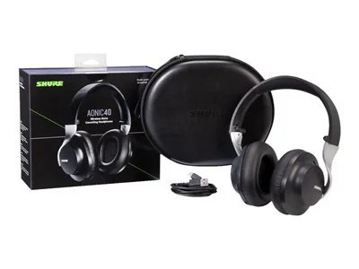 

Shure AONIC 40 Noise-Canceling Wireless Over-Ear Headphones - Black