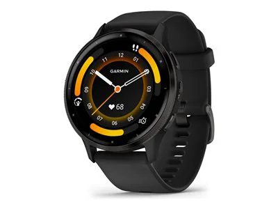 

Garmin Venu 3 Slate Stainless Steel Bezel GPS Smartwatch with Black Case & Silicone Band