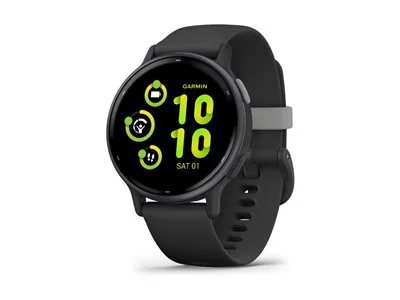

Garmin vívoactive 5 GPS Fitness Smartwatch - Slate Aluminum Bezel with Black Case and Silicone Band