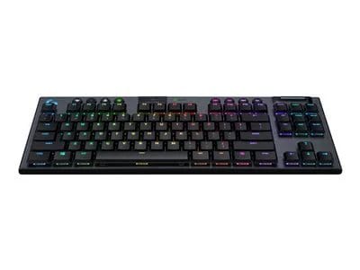 

Logitech G915 TKL Tenkeyless LIGHTSPEED Wireless RGB Mechanical Gaming Keyboard (Carbon) - Linear GL Switch