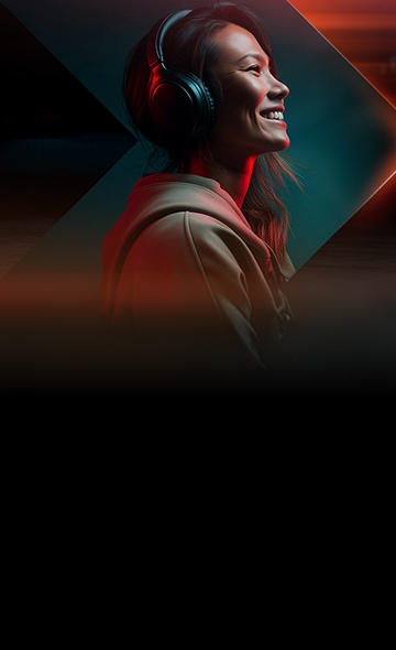 Banner principal de la campaña Lenovo gaming con procesadores AMD Ryzen y equipos Legion con el mensaje “Apodérate de tu destino”