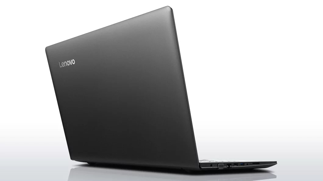 Lenovo Ideapad 510 (15) in Black, Back Left Side View Thumbnail