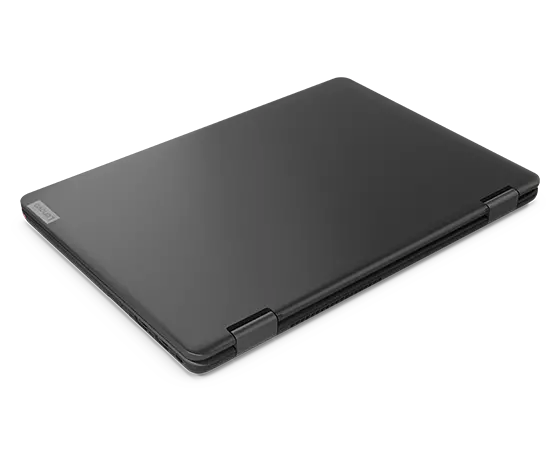 Lenovo 13w Yoga Gen 2 (13” AMD) 2-in-1 laptop—left rear view from slightly above, with lid closed