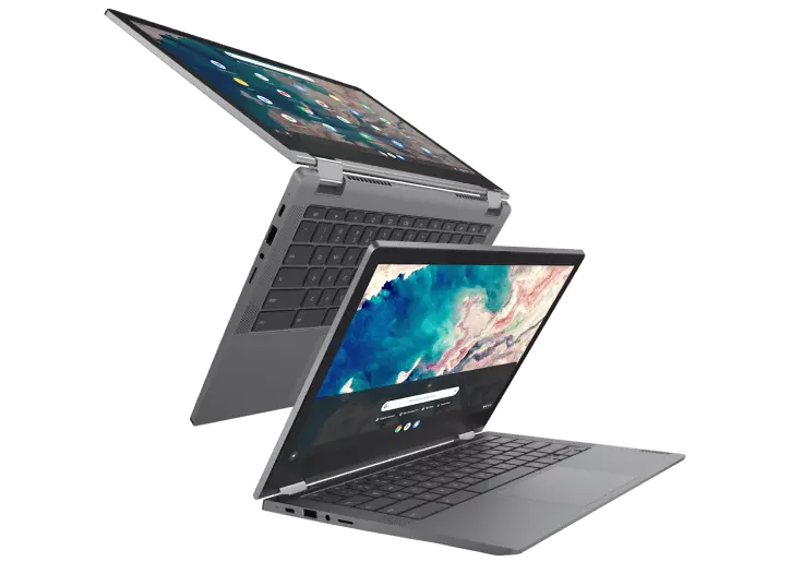 Lenovo IdeaPad Flex 5 Chromebook 13 - Graphite Grey 10th Generation Intel(r) Core i3-10110U Processor (2.10 GHz up to 4.10 GHz)/Chrome OS/128 GB SSD M.2 2280 PCIe TLC