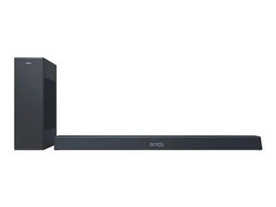 

Philips B8405 Soundbar 2.1 with Wireless Subwoofer, Dolby Atmos, Stadium EQ Mode, DTS Play-Fi Compatible, Connects with Amazon Echo Devices and Voice Assistants & BT Support - Black