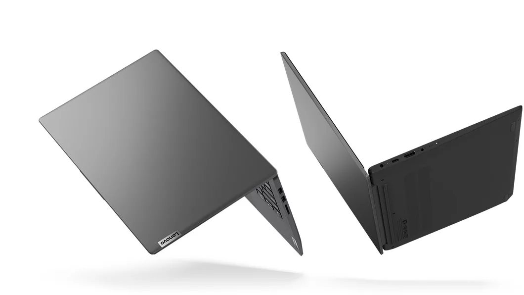 Top and bottom of two Lenovo IdeaPad 5 (14) Intel