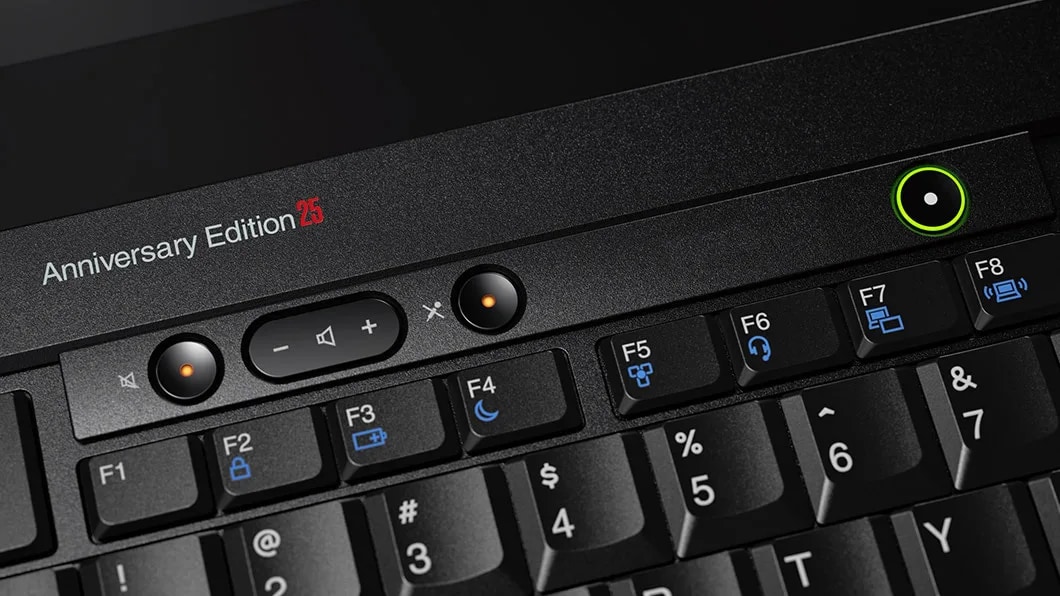 Lenovo ThinkPad 25 Keyboard Detail of F Keys and Volume Controls
