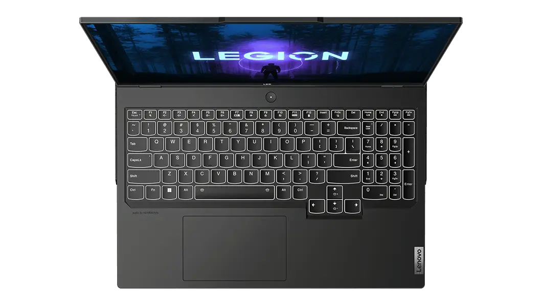 Legion Pro 7i Gen 8 (16, Intel) top view of keyboard