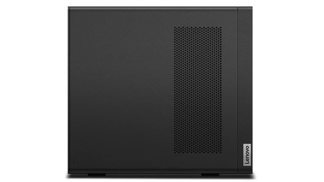 Close up of left-side panel of Lenovo  ThinkStation P3 Ultra Workstation