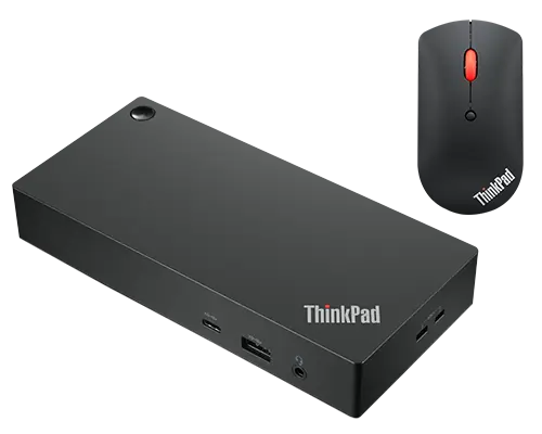 Lenovo ThinkPad Universal USB-C Dock + Mouse silencioso Bluetooth ThinkPad