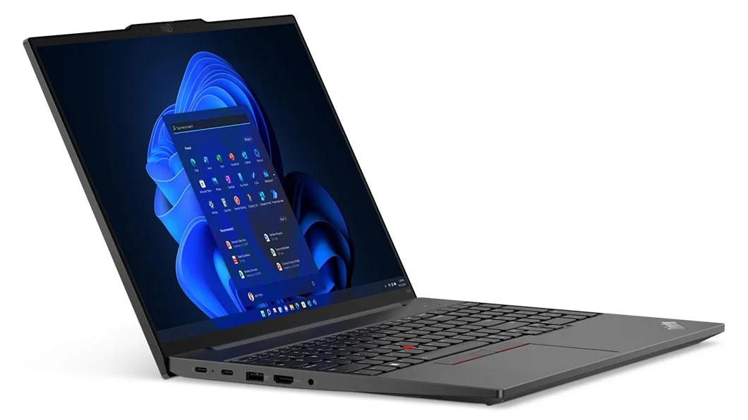 Front left view of the Thinkpad E16 Gen 1 (16 AMD)