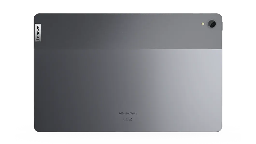 Rear view of Lenovo Tab P11 tablet in Slate Gray