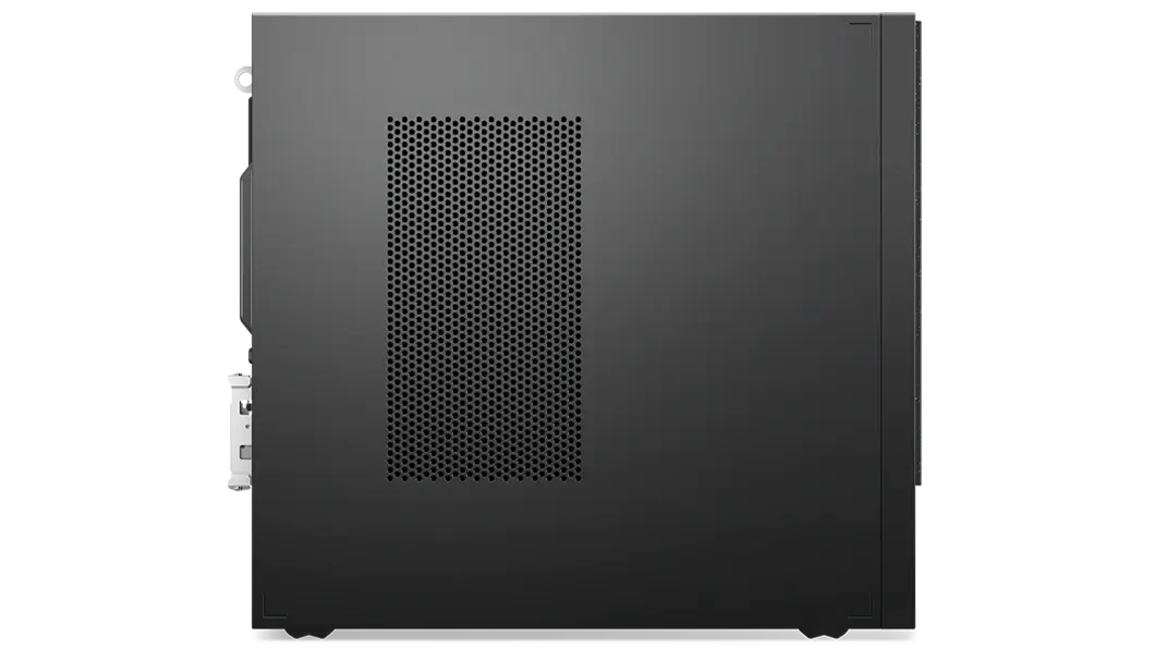 Vista del panel izquierdo de la PC de formato pequeño ThinkCentre Neo 50s (Intel)