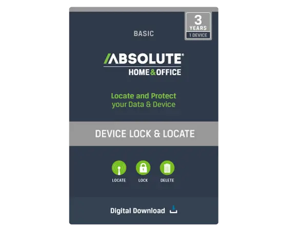 Absolute Device Lock & Locate - Basic 3 Year (Electronic Download)