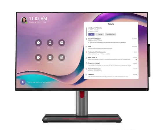 Front facing view of Lenovo ThinkSmart View Plus