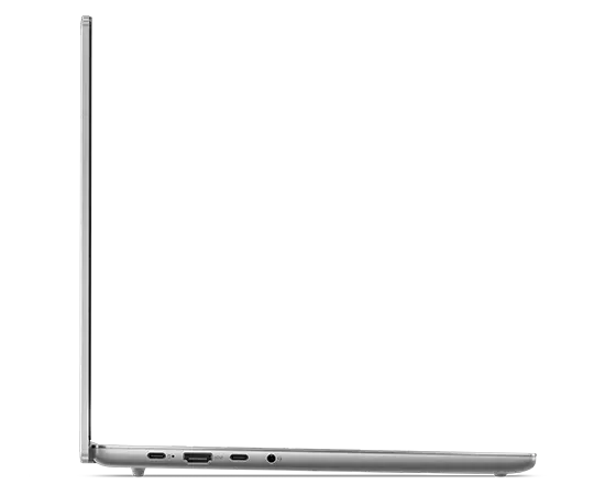 Left side view of IdeaPad Slim 5i Gen 9 15&quot; Intel laptop with lid open.