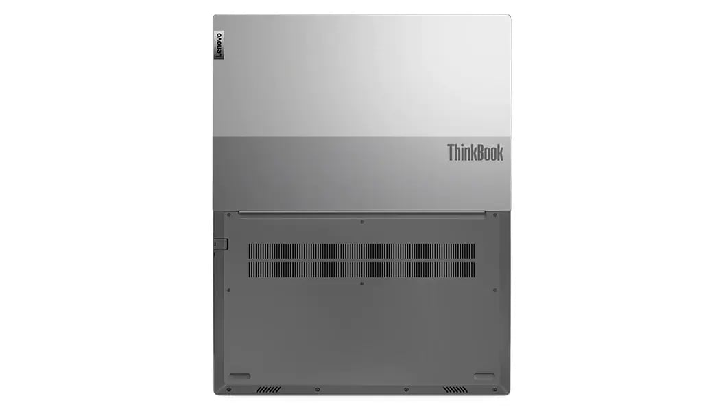 Lenovo Thinkbook 15 Gen 4 (15 &quot;AMD) laptop-¾ Vista de frente izquierdo, tapa abierta