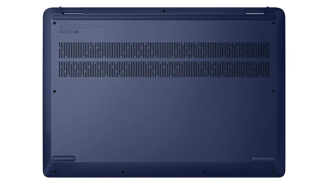 Vista del perfil lateral del portátil IdeaPad Flex 5 Gen 8 girado hacia la izquierda
