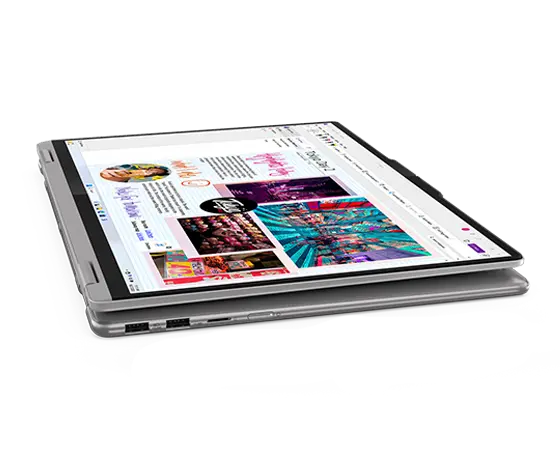 Right view of the Lenovo Yoga 7 2-in-1 Gen 9 (16 AMD) in tablet mode