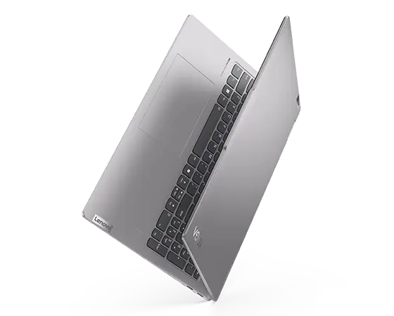 Angle view of the Lenovo Yoga 7 2-in-1 Gen 9 (16 AMD), opened slightly