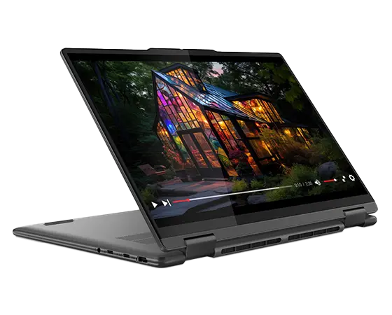 The Yoga 7 2-in-1 Gen 9 (14 Intel) laptop in presentation mode