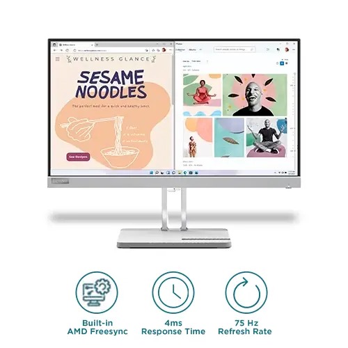 Lenovo L22e-40 54.61cms (21.5) Monitor | 67AFKACBIN | Lenovo India