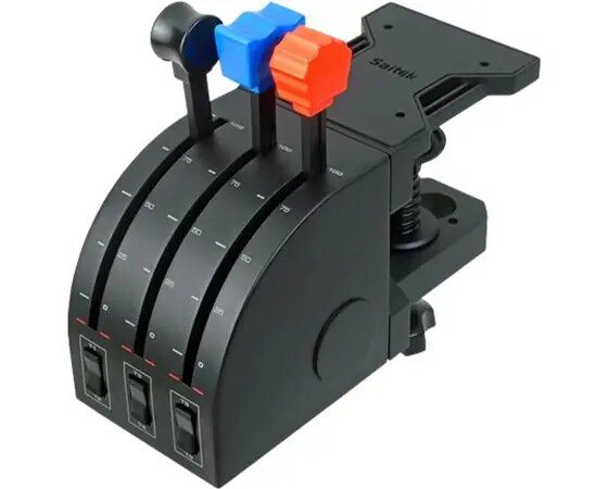 その他 Logitech G Saitek PRO Flight Throttle Logitech G Saitek Pro Flight Throttle Quadrant: Video Games