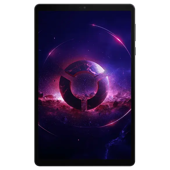 Lenovo Legion Tab gaming tablet — vertical orientation, with stylized Legion logo on the display