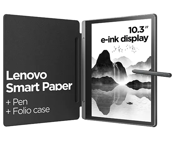 

Lenovo Smart Paper (4GB 64GB) (Wifi) - Storm Grey + Pen & Folio Rockchip RK3566 Processor (1.80 GHz )/Android/64 GB eMMC 5.1