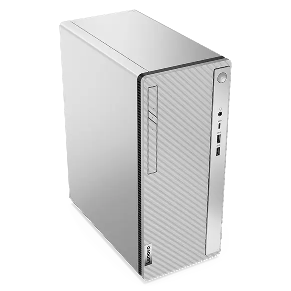 Lenovo IdeaCentre Tower (14L, 9) desktop PC — front-left view, from slightly above