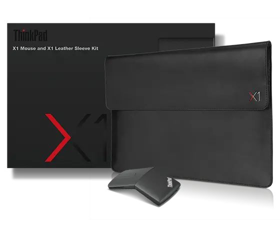 ThinkPad X1 Mouse and X1 Leather Sleeve Kit