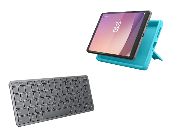 

Lenovo Tab M8 (4th Gen) (4GB 64GB) (Wifi) + Folio Case & Wireless Keyboard MediaTek MT8768 Processor (2.20 GHz )/Android/64 GB eMMC