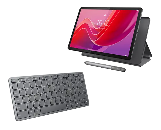 

Lenovo Tab M11 (4GB 128GB) (Wifi) - Luna Grey + Pen, Folio & Wireless Keyboard MediaTek Helio G88 Processor (2.00 GHz )/Android/128 GB eMMC