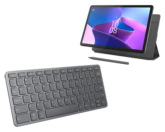 Lenovo Tab P11 Pro (2nd Gen) (8GB 256GB) (Wifi) - Storm Grey + Pen , Folio & Bluetooth Wireless Keyboard MediaTek K1300T Prozessor (2,60 GHz )/Android/256 GB UFS 3.1