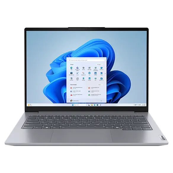 Front-facing Lenovo ThinkBook 14 Gen 7 laptop.