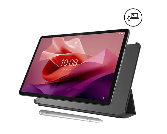 Lenovo Tab P12 (8GB 256GB) (Wifi) - Storm Grey + Pen + Folio (Grey) + 2 Year Accidental Damage Protection Processore MediaTek Dimensity 7050 (da 2,6 GHz )/Android/256 GB UFS 2.2