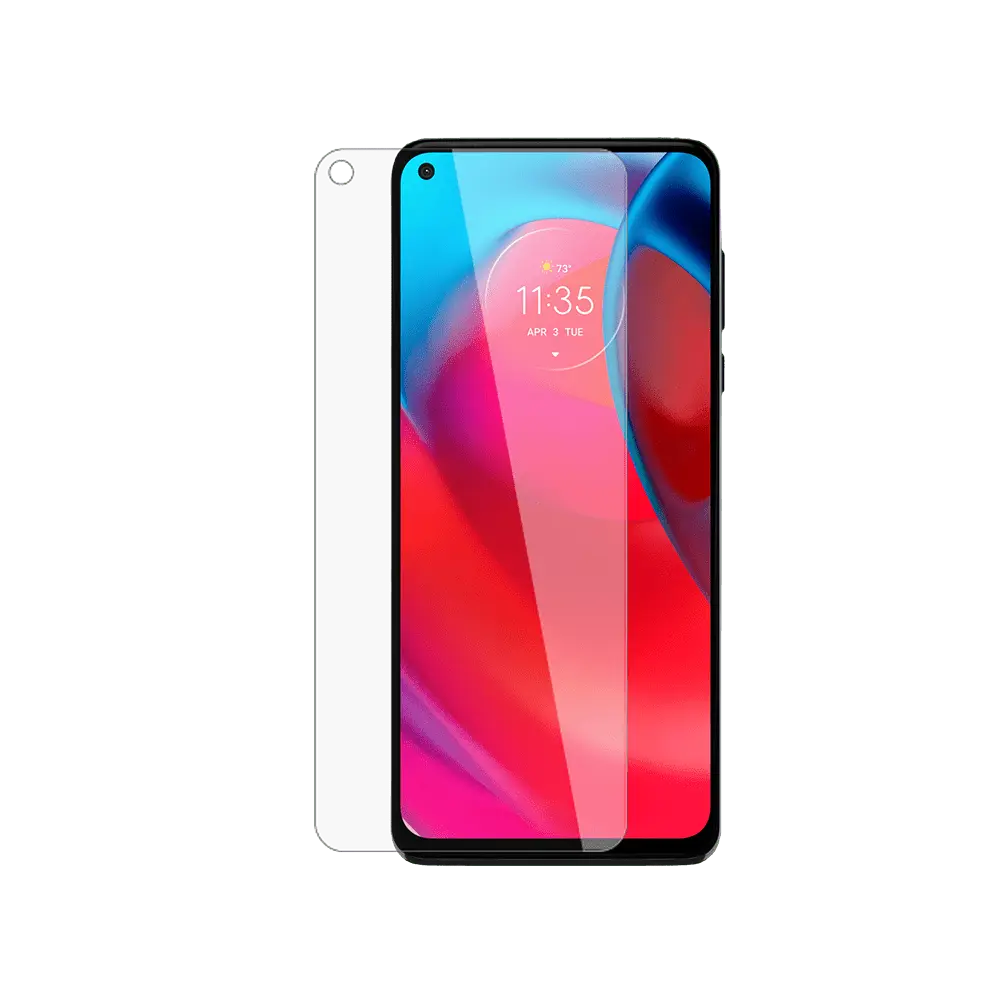 Per Motorola Moto G7 Alimentazione XT1955 Originale Trasparente Vetro Pacco Di 5