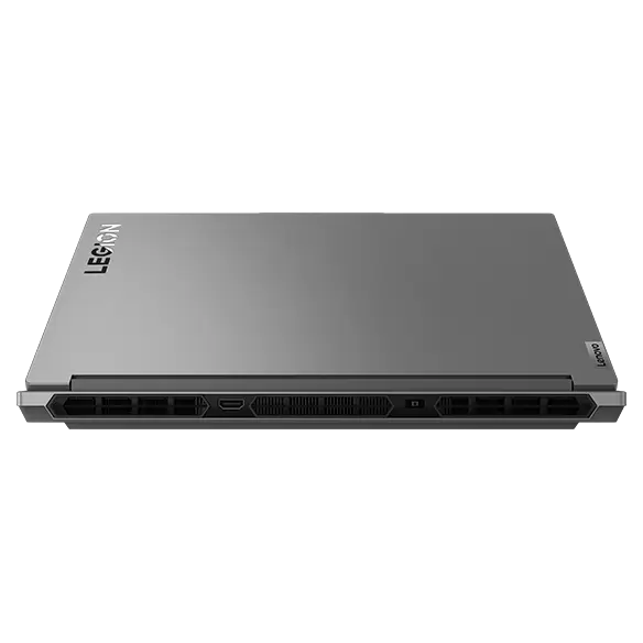 Rear view of Legion 5i laptop back vents and ports