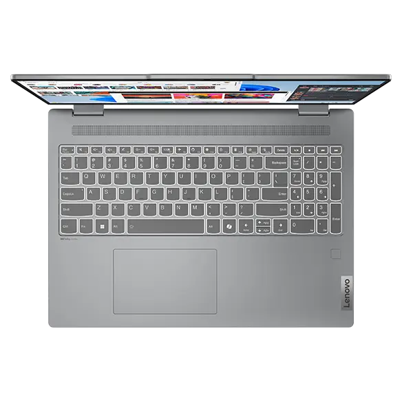 Top view of Lenovo IdeaPad 5 2-in-1 Gen 9 (16'' Intel) keyboard