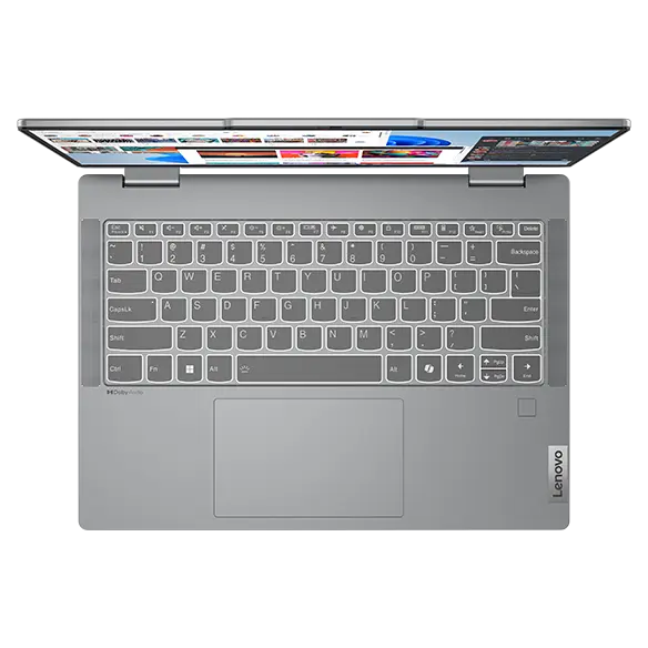 Lenovo IdeaPad 5 2-in-1 Gen 9 (14” Intel) keyboard top view