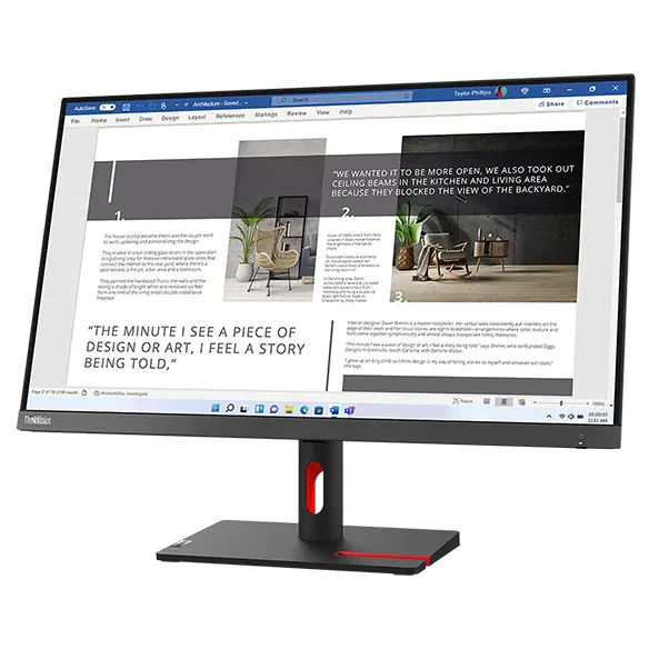 

Lenovo ThinkVision S27i-30 27" FHD Monitor