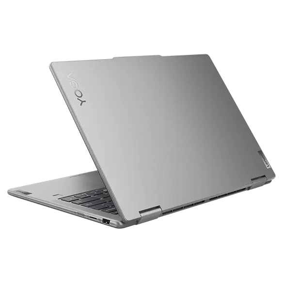 Back right angle view of the Lenovo Yoga 7 2-in-1 Gen 9 (14 AMD), open