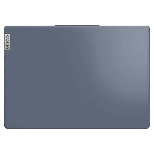 Top view of the IdeaPad Slim 5 Gen 8 Abys Blue laptop’s lid