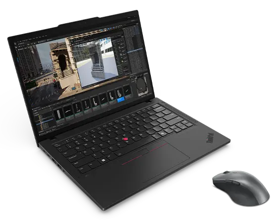 Lenovo ThinkPad P14s Gen 5 (RZ5 16G 512G) + Mouse Bluetooth Ricaricabile Processore AMD Ryzen™ 7 PRO 8840HS (da 3,3 GHz fino a 5,1 GHz)/Nessun sistema operativo/512 GB SSD Performance TLC Opal