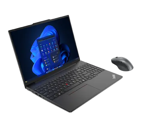 Lenovo ThinkPad E16 Gen 2 (ULT7 16G 512G) + Rechargable Bluetooth Mouse Processador Intel® Core™ Ultra 7 155H (núcleos de eficiência de até 3,80 GHz núcleos de desempenho de até 4,80 GHz)/Windows 11 Pro/512 GB SSD M.2 2242 PCIe Gen4 TLC Opal
