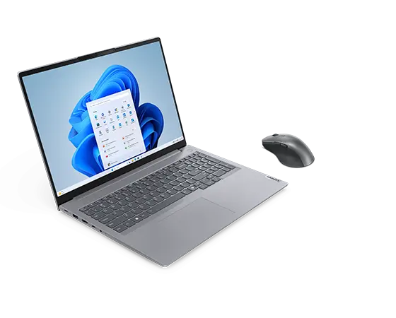 Lenovo ThinkBook 16 G7 (ULT5 16G 512G) + Rechargable Bluetooth Mouse Processador Intel® Core™ Ultra 5 125U (núcleos de eficiência de até 3,60 GHz núcleos de desempenho de até 4,30 GHz)/Windows 11 Pro/512 GB SSD M.2 2242 PCIe Gen4 TLC
