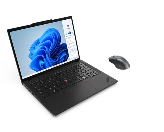 Lenovo ThinkPad T14 Gen 5 (ULT5 16G 512G)  + Rechargable Bluetooth Mouse Processador Intel® Core™ Ultra 5 125U (núcleos de eficiência de até 3,60 GHz núcleos de desempenho de até 4,30 GHz)/Windows 11 Pro/512 GB SSD  TLC Opal