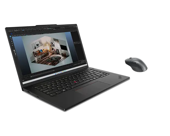 Lenovo ThinkPad P14s Gen 5 (ULT5 32G 1TB RTX500) + Rechargable Bluetooth Mouse Processador Intel® Core™ Ultra 7 155H (núcleos de eficiência de até 3,80 GHz núcleos de desempenho de até 4,80 GHz)/Windows 11 Pro/1 TB SSD  Performance TLC Opal